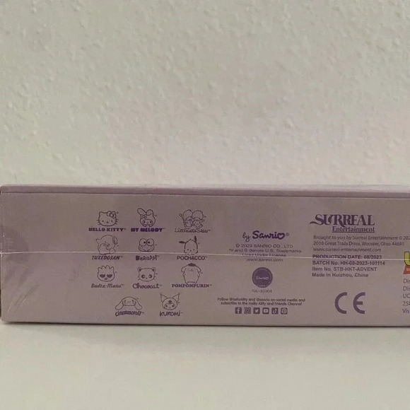 UCC Sanrio Hello Kitty & Friends Advent Calendar Set 24 Days Toy Squishies PINK - Picture 7 of 10